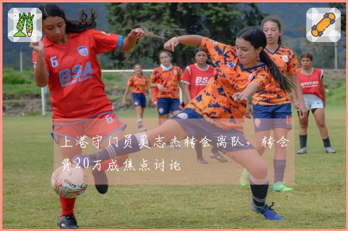 上港守门员奚志杰转会离队，转会费20万成焦点讨论